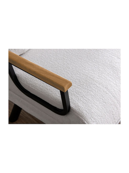 Seda Einzel Polothrona Bett Weiß 78x67x78cm
