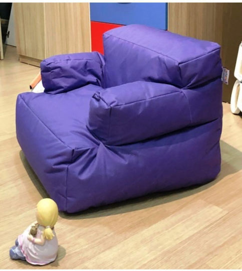 Παιδικό Πουφ 30x30x45εκ. Μωβ