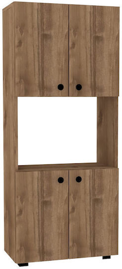 Aria Dulap Înalt de Bucătărie Maro 60x31.4x140cm 003739