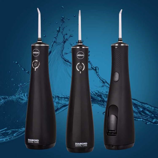 Eldom Water Flosser mit Reiseetui Schwarz