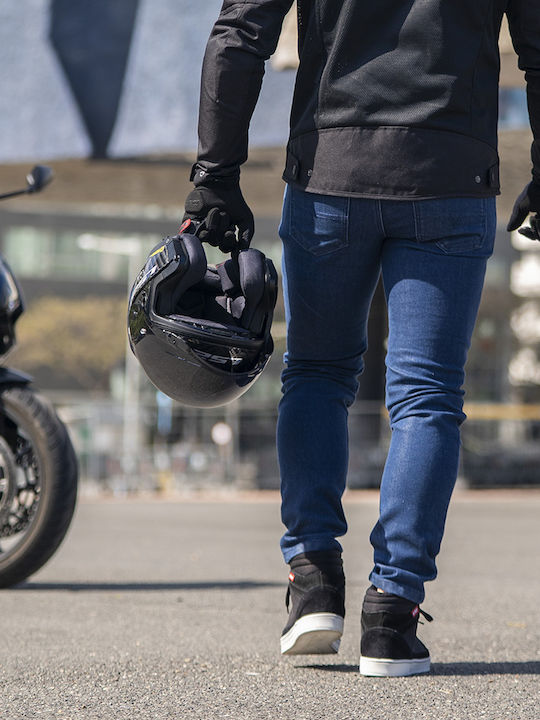 LS2 Stone Summer Men's Motorcycle Pants Cordura Jeans Blue