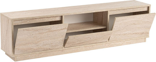 TV Stand Gaia Beige L160xD29.5xH42cm