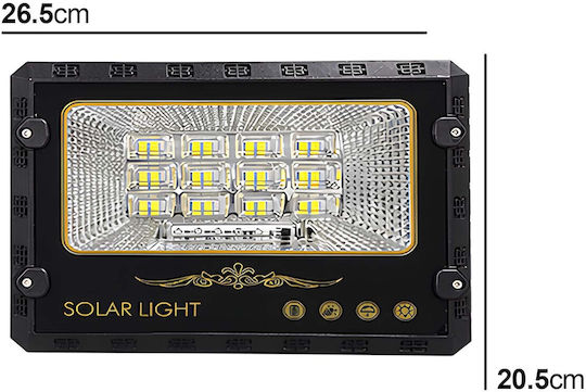 Avizar Outdoor Led Solar Projector 9000k Automatic Detection Black