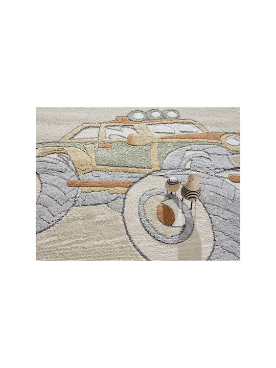 SteweHome Kids Rug Brown 80x250cm Thickness 60mm