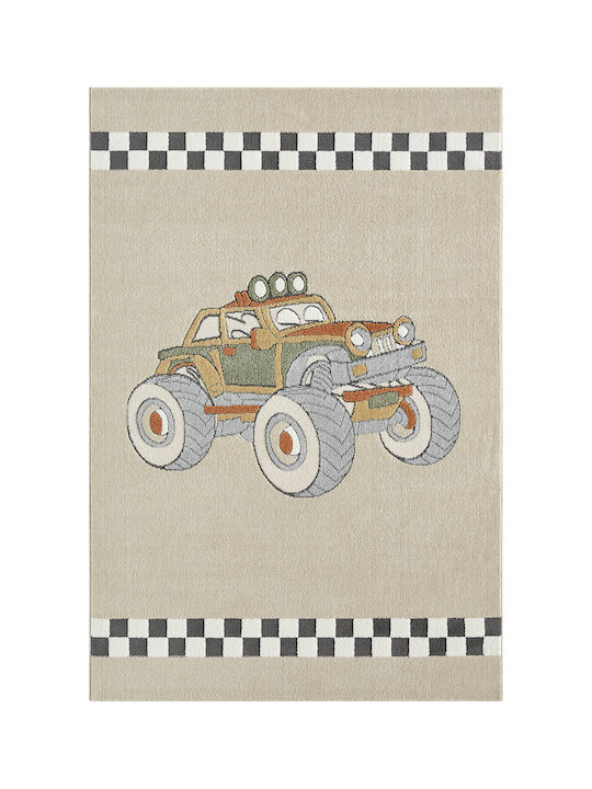 SteweHome Kids Rug Brown 80x250cm Thickness 60mm