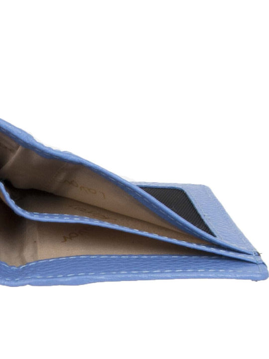 Leather Women's Wallet Blue