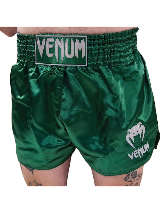 Venum Klassische Thai-Boxshorts Waldgrün