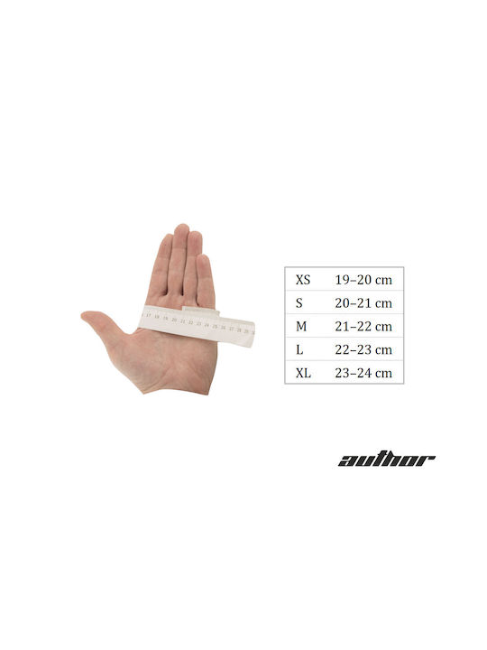 Author Half Finger Cycling Gloves with Gel Black