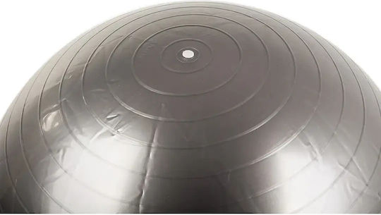 14172 Μπάλα Pilates 65cm σε Ασημί Χρώμα