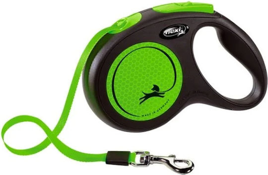 Flexi Dog Leash/Lead Strap Neon in Light Blue Colour 5m up to 25kg