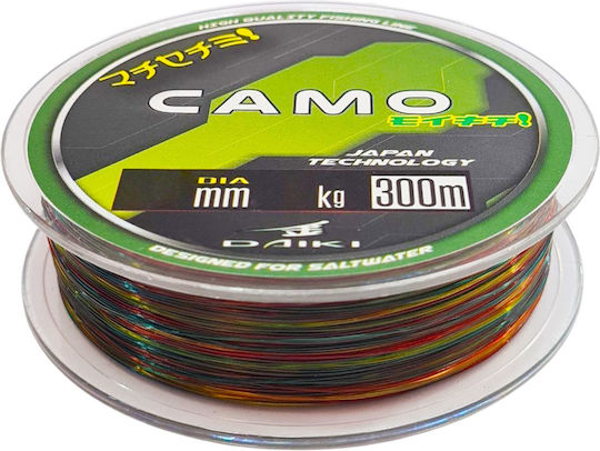 Πετονιά Daiki Camo 300 Μ 0,37 Χιλ 17 Κιλά
