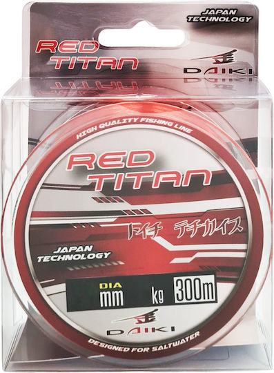 Daiki Red Titan Fishing Line 300 m 0.26 mm 8 kg