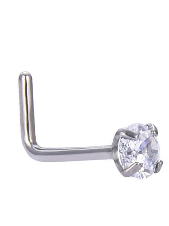 Asimi Body Piercing Nose Piercing Earring Steel Silver