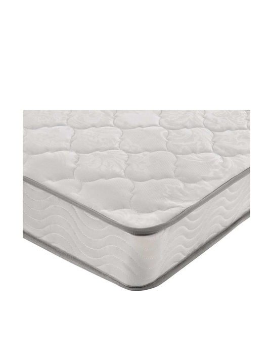 Pat Pentru Copii Cușetă Single Cu Saltea Alb 90x190cm