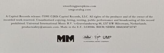 Smashing Pumpkins* Gish Vinyl