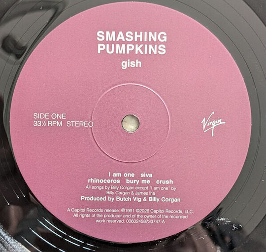 Smashing Pumpkins* Gish Vinyl