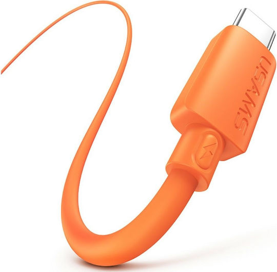 Usams Cablu USB 2.0 USB-C Mascul - USB-C 30W Alb SJ788USB02
