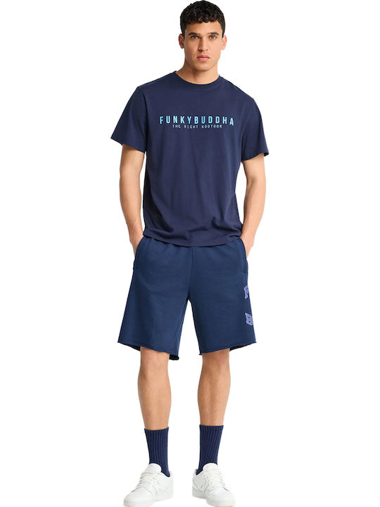 Funky Buddha Tricou Albastru Marin