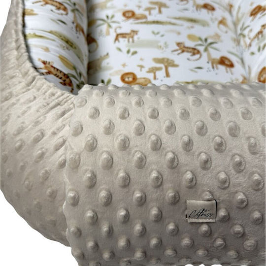 Catriss Baby-Kissen Nest Beiges 43x75cm Catriss Baby-Kissen Nest Beiges 43x75cm