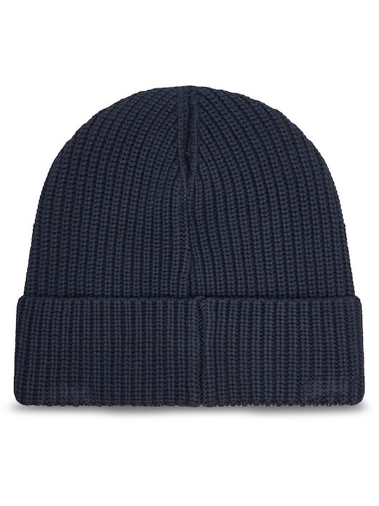 Мъжка Плетена Шапка Beanie в Син Цвят