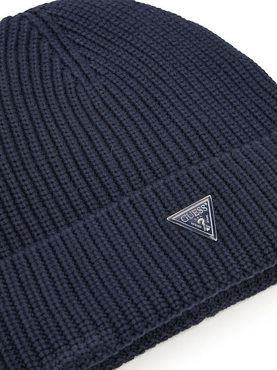 Beanie Ανδρικός Σκούφος Πλεκτός σε Μπλε χρώμα