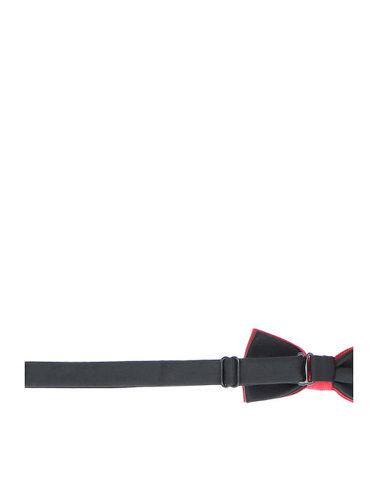 Kids' Bow Tie Buticcochet 9x5 Cm Linear Pattern Dark Red Papc251
