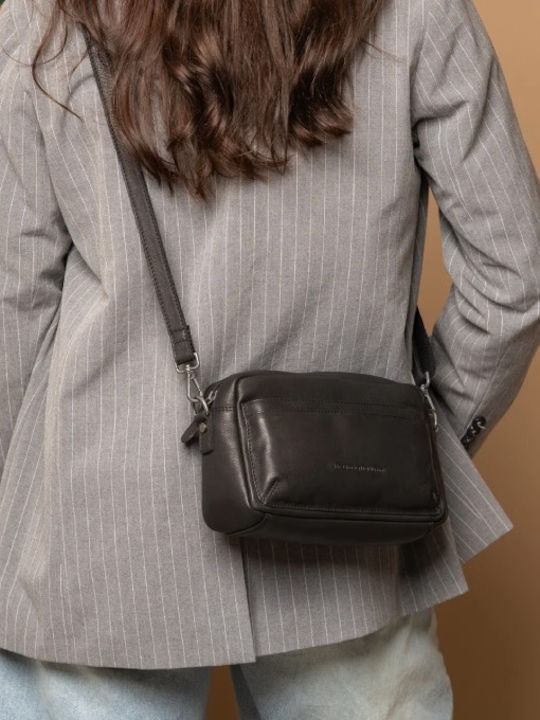 Leder Herren Tasche Schulter / Crossbody Schwarz