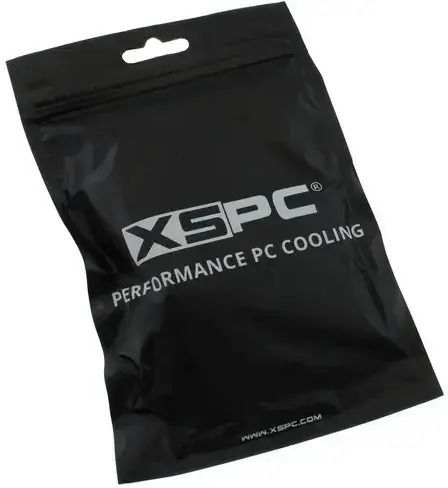 Adapter Xspc Xspc 90 Grad G1/4 Zoll Ag G1/4 Zoll Ig Drehbar Schwarz Chrom Verpackung 4 Stück