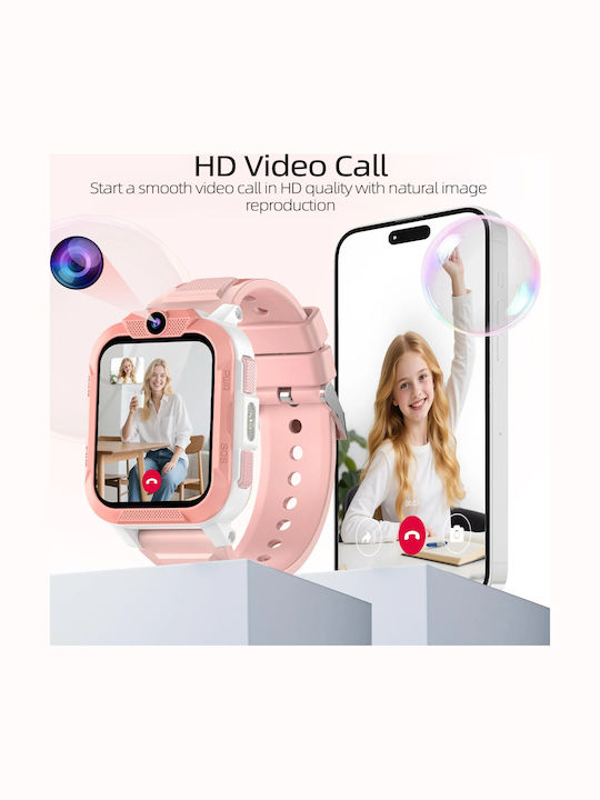 BlackView Kids Smartwatch with GPS & Camera Pink