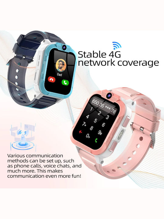 BlackView Παιδικό Smartwatch 4G με GPS & Κάμερα Μπλε