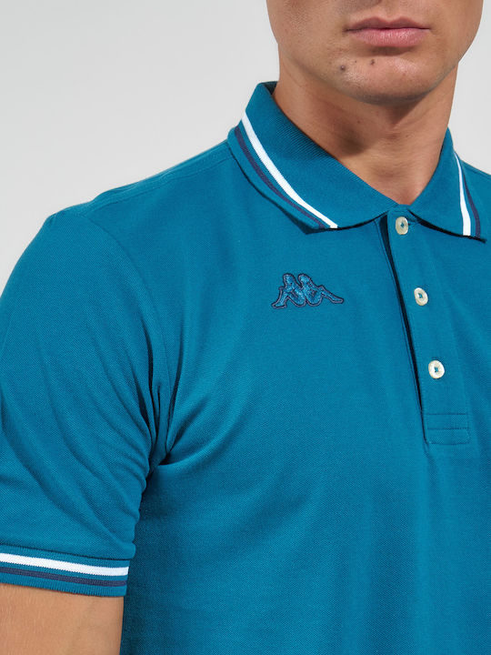 Kappa Maltax 5 Polo Men's Blouse Petrol Blue Kappa Maltax 5 Polo Men's Blouse Petrol Blue