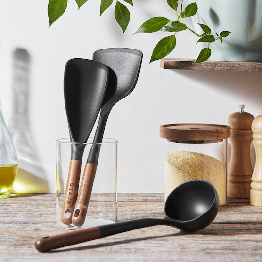 Staub Kitchen Spoon Silicone Black 30cm