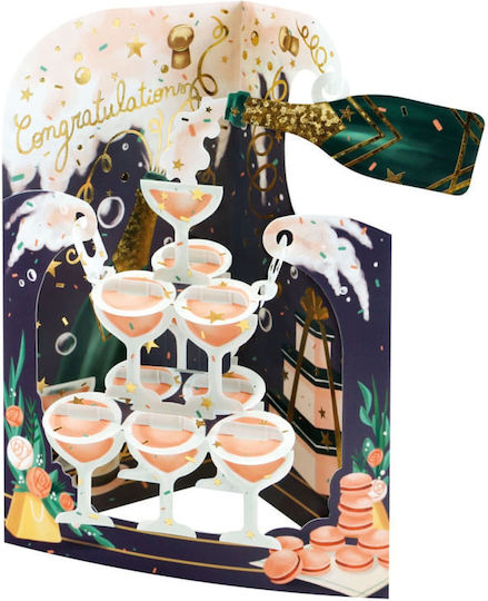 Santoro Congratulations Swing Card 3d