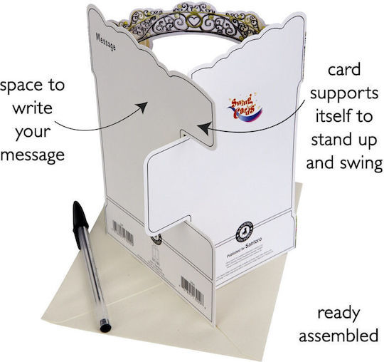 Santoro Love Forever Swing Card 3d Card