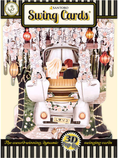 Santoro Love Forever Swing Card 3d Card