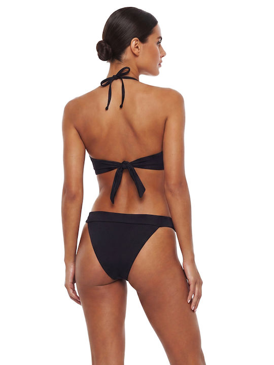 Bikinihosen Slip Schwarz