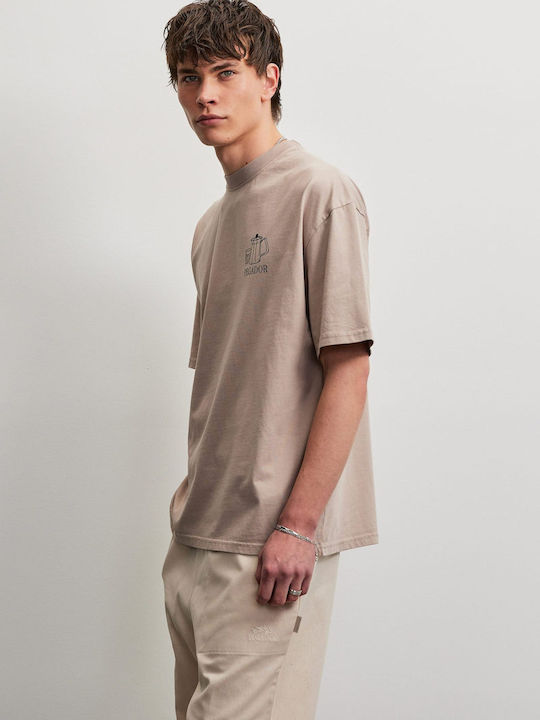 T-shirt Beige Light Brown