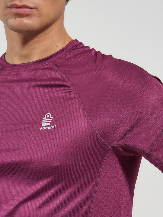 Sportliches Burgunder T-Shirt