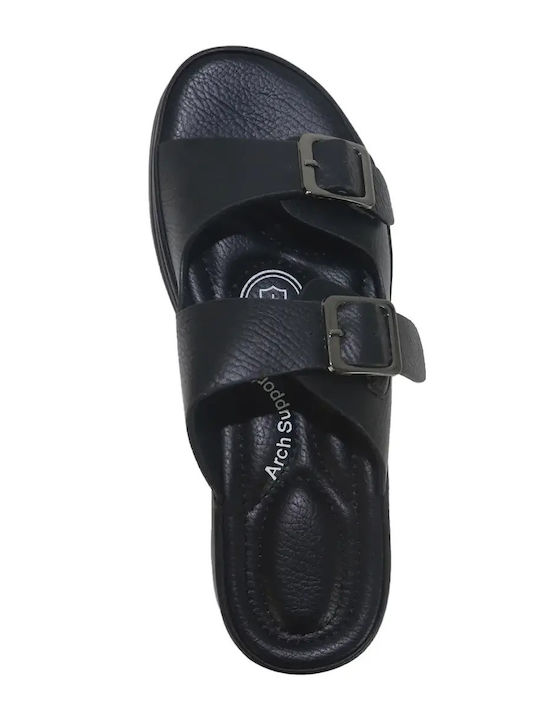 Women's Anatomic Flatforms Black Sandals