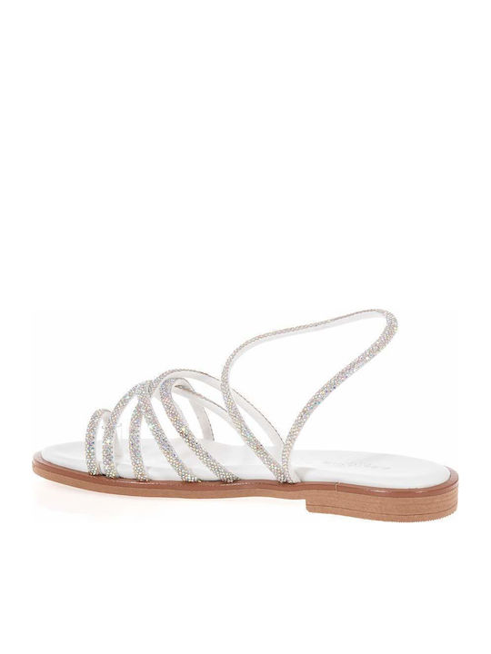 Beatris White Sandals