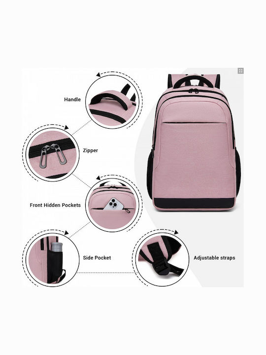 Miss Lulu Backpack Ροζ