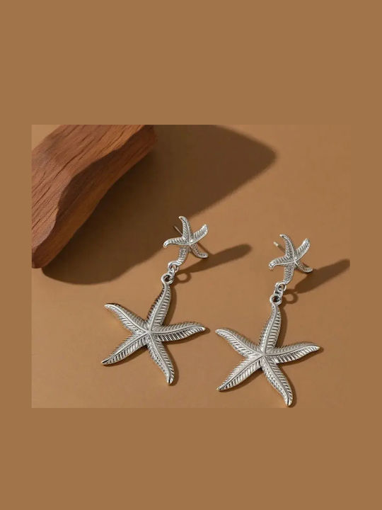 Dangle Earrings Made of Steel
