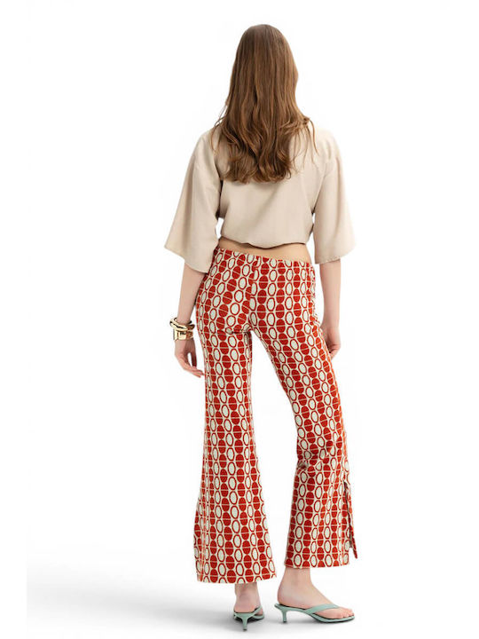 Damen Stoffhose Rote