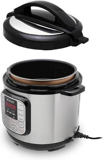 Sogo Multi-Function Cooker 1000W with 6L Capacity Silver