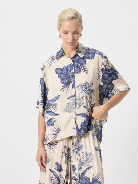 Damen Set mit Blumenhosen