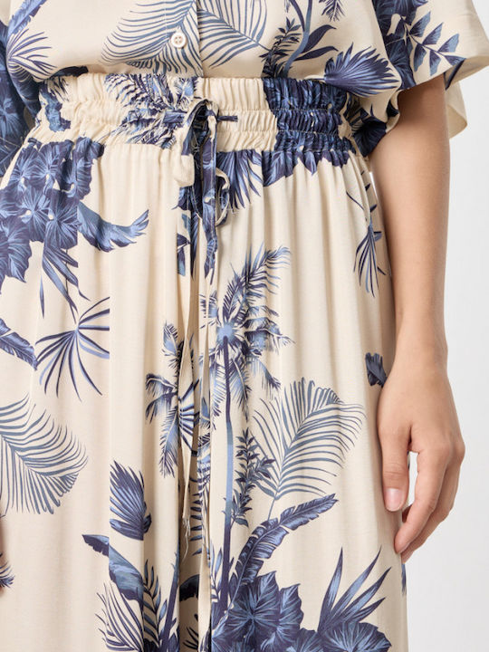 Damen Set mit Blumenhosen