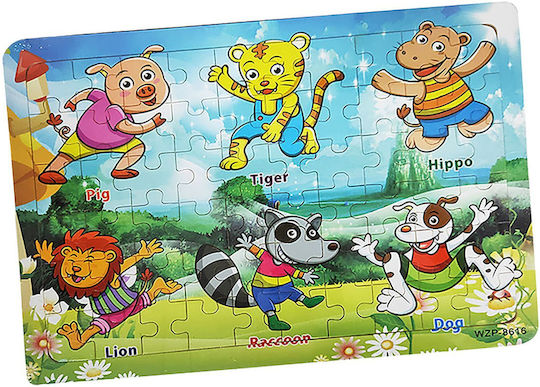 Holz Kinderpuzzle 60 Teile ToyMarkt