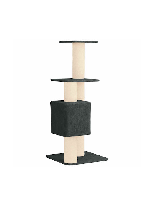 vidaXL Scratching Post Cat Tree Gray 65x71x137cm