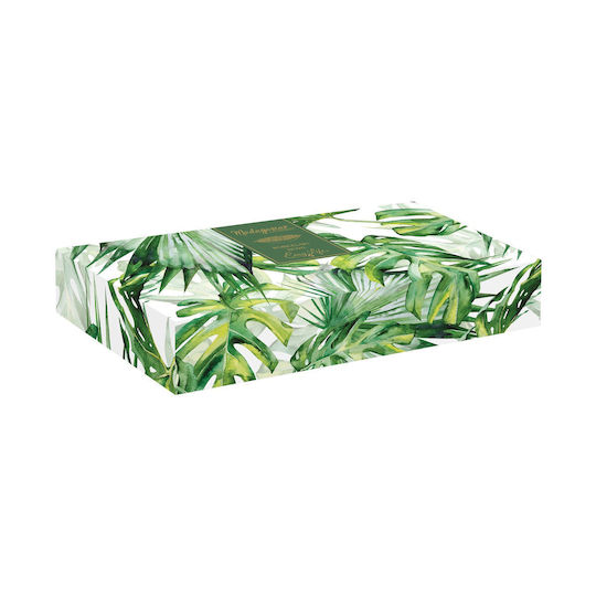 Easylife Easylife Dekorative Schale Aus Porzellan Grün 26x11.5cm Easylife Easylife Dekorative Schale Aus Porzellan Grün 26x11.5cm