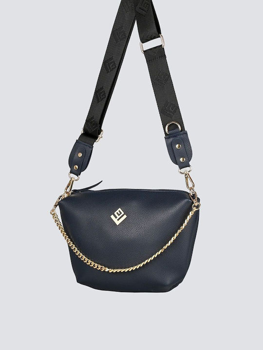 Asti Women's Shoulder Crossbody Bag Made of Artificial Leather Blue